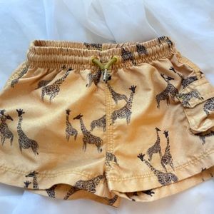 Zara Toddler Giraffe Print Trunks